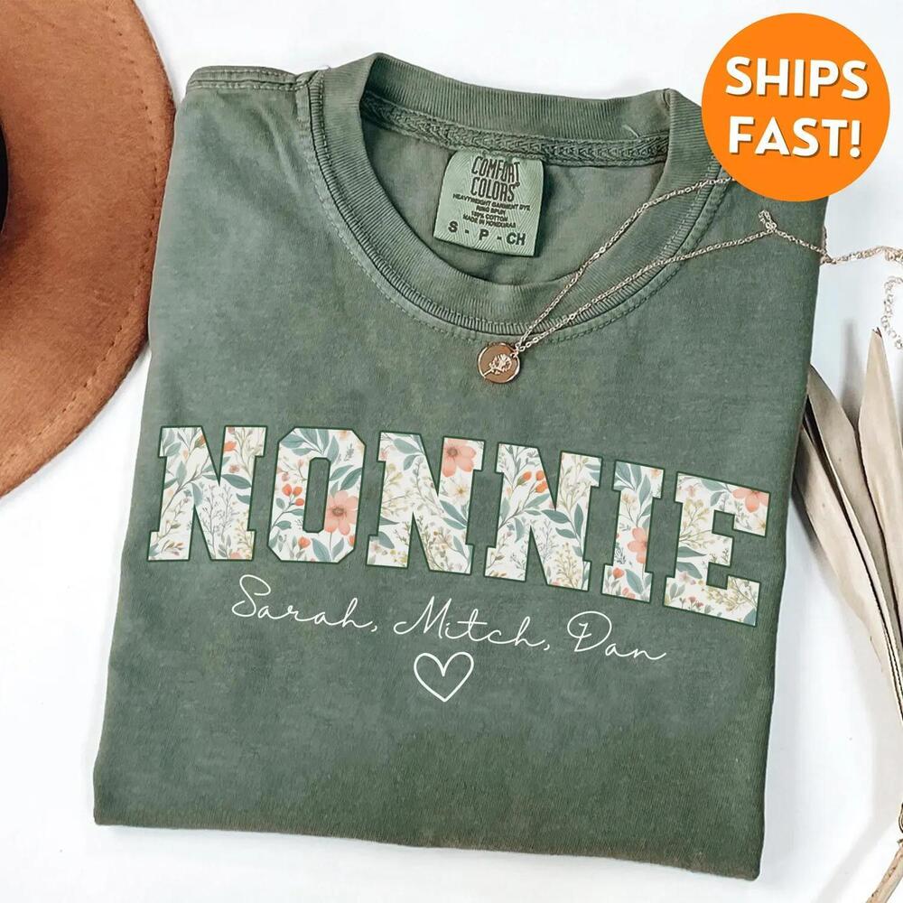 Nonnie Tshirt, Nonnie Shirt, Nonnie Gift, Nonnie T-shirt